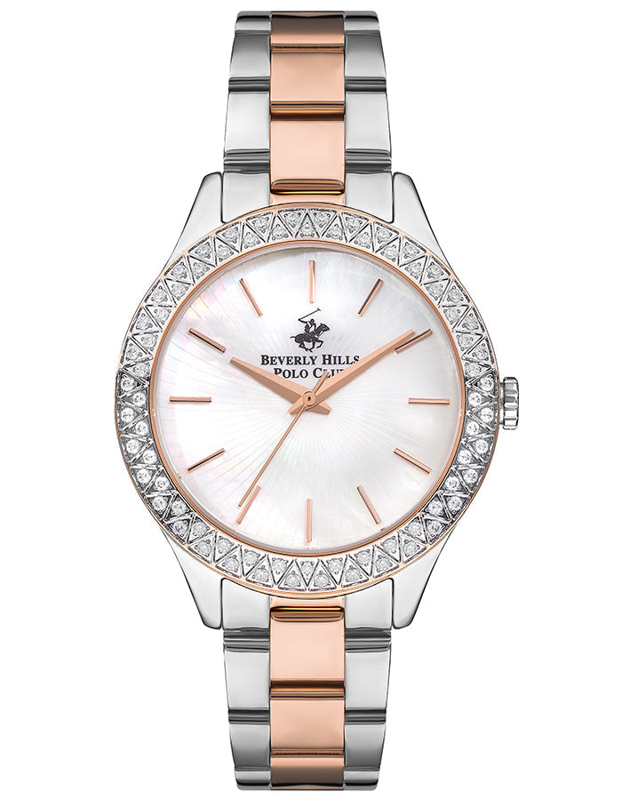 BEVERLY HILLS POLO CLUB Women's Analog MOP White Dial Watch - Premium from shopiqat - Just $38.00! Shop now at shopiqat